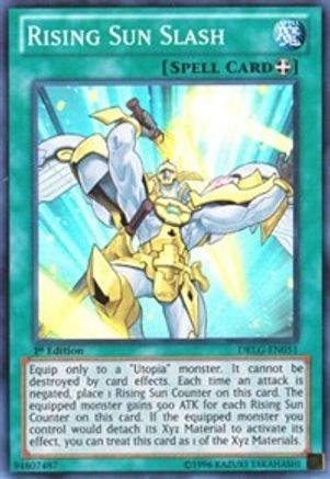 Rising Sun Slash (DRLG-EN051) - Dragons of Legend Unlimited - Premium Yugioh Single from Konami - Just $0.25! Shop now at Game Crave Tournament Store
