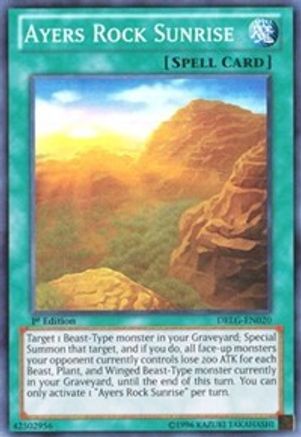 Ayers Rock Sunrise (DRLG-EN020) - Dragons of Legend Unlimited - Premium Yugioh Single from Konami - Just $0.08! Shop now at Game Crave Tournament Store