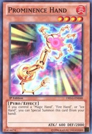 Prominence Hand (DRLG-EN048) - Dragons of Legend 1st Edition - Premium Yugioh Single from Konami - Just $0.25! Shop now at Game Crave Tournament Store