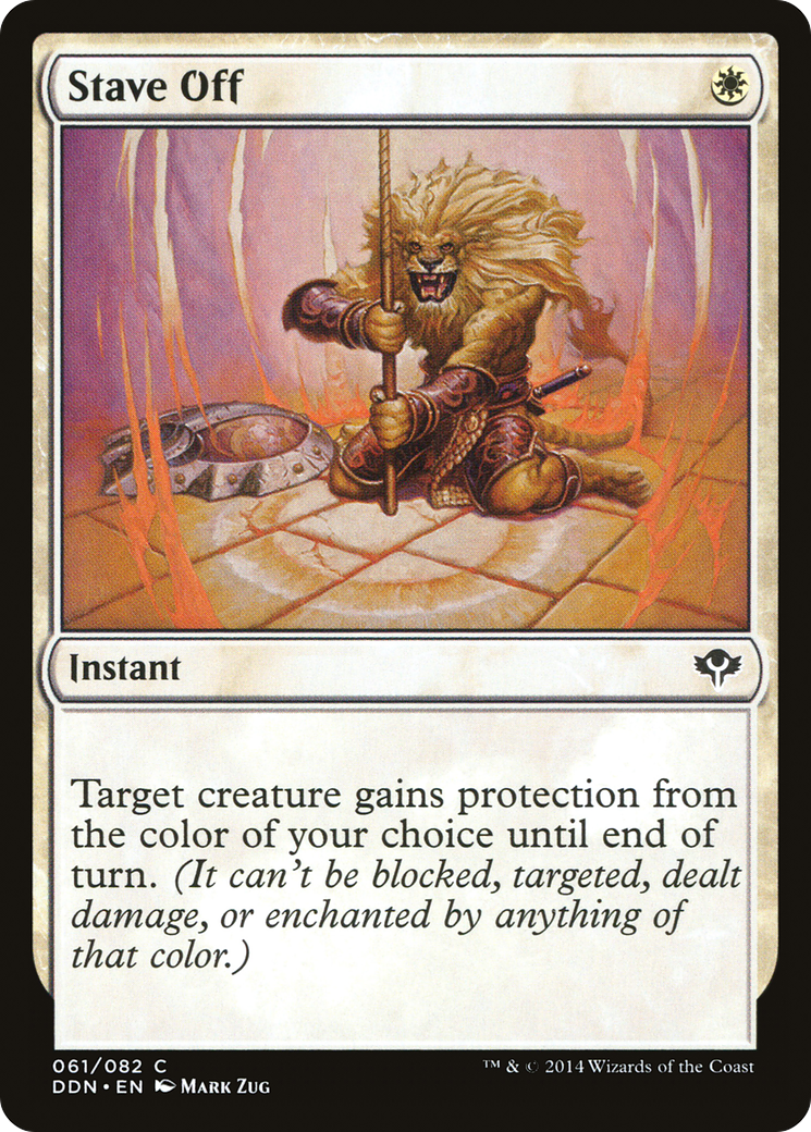 Stave Off (DDN-061) - Duel Decks: Speed vs. Cunning - Premium MTG Single from Wizards of the Coast - Just $0.08! Shop now at Game Crave Tournament Store