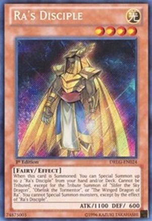 Ra's Disciple (DRLG-EN024) - Dragons of Legend Unlimited - Premium Yugioh Single from Konami - Just $1.43! Shop now at Game Crave Tournament Store