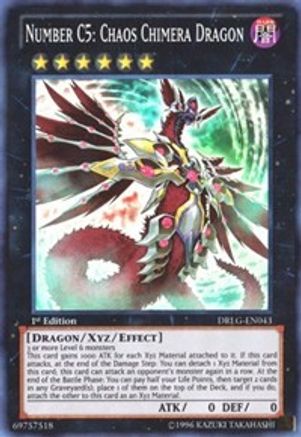 Number C5: Chaos Chimera Dragon (DRLG-EN043) - Dragons of Legend 1st Edition - Premium Yugioh Single from Konami - Just $0.34! Shop now at Game Crave Tournament Store