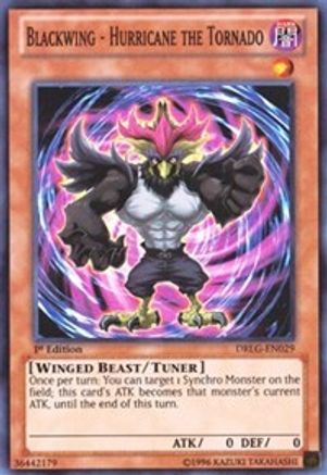 Blackwing - Hurricane the Tornado (DRLG-EN029) - Dragons of Legend 1st Edition - Premium Yugioh Single from Konami - Just $0.25! Shop now at Game Crave Tournament Store