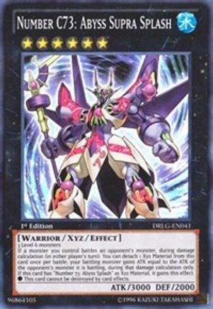 Number C73: Abyss Supra Splash (DRLG-EN041) - Dragons of Legend Unlimited - Premium Yugioh Single from Konami - Just $0.25! Shop now at Game Crave Tournament Store
