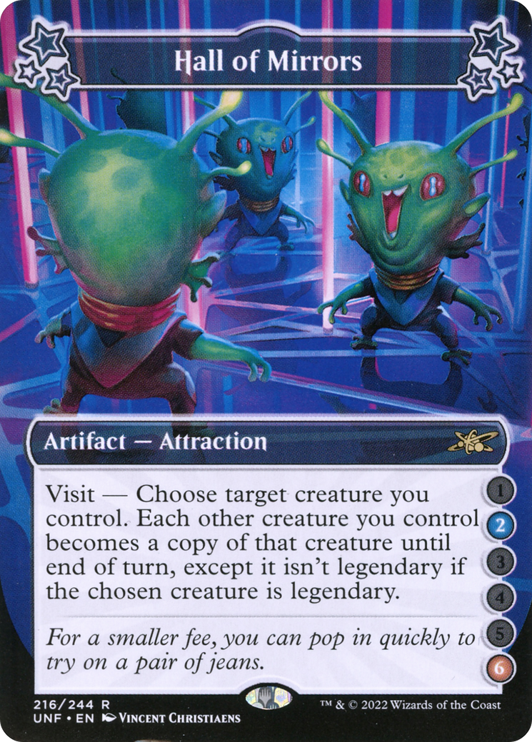 Hall of Mirrors (UNF-216A) - Unfinity - Premium MTG Single from Wizards of the Coast - Just $0.25! Shop now at Game Crave Tournament Store