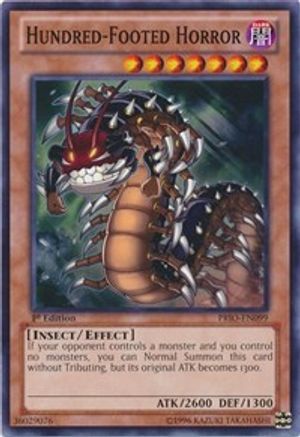 Hundred-Footed Horror (PRIO-EN099) - Primal Origin 1st Edition - Premium Yugioh Single from Konami - Just $0.25! Shop now at Game Crave Tournament Store
