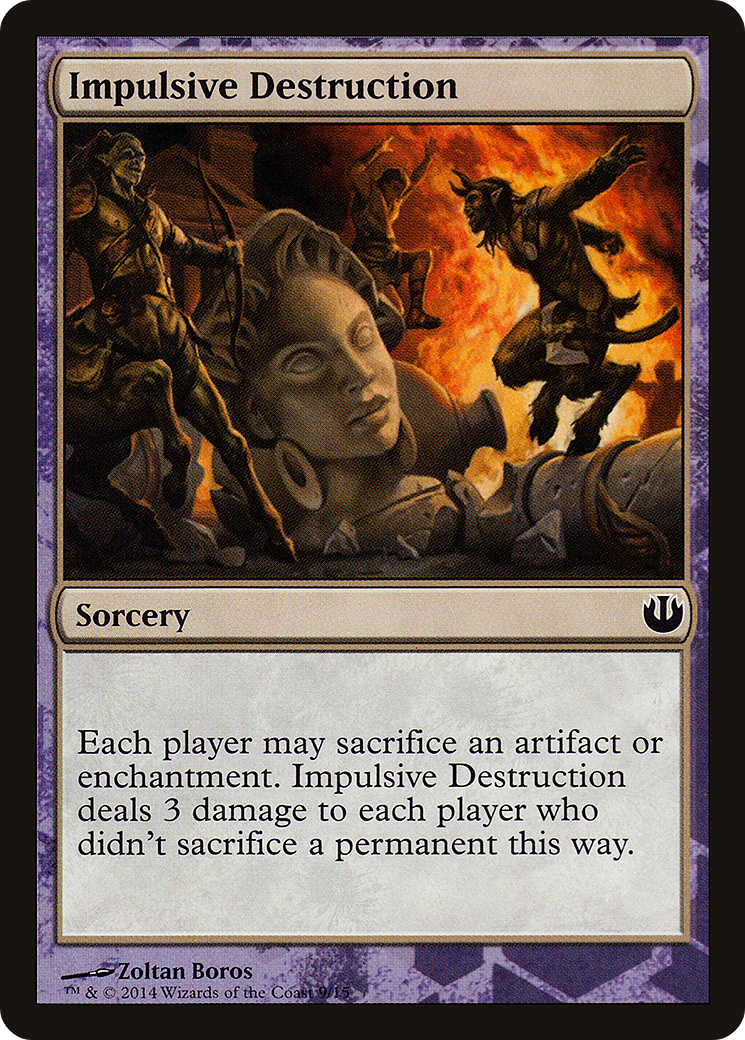 Impulsive Destruction (TDAG-009) - Defeat a God - Premium MTG Single from Wizards of the Coast - Just $0.26! Shop now at Game Crave Tournament Store