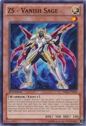 ZS - Vanish Sage (PRIO-EN001) - Primal Origin 1st Edition - Premium Yugioh Single from Konami - Just $0.25! Shop now at Game Crave Tournament Store