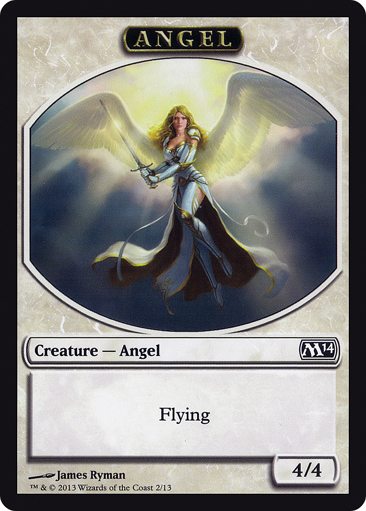Angel (TM14-002) - Magic 2014 Tokens - Premium MTG Single from Wizards of the Coast - Just $0.08! Shop now at Game Crave Tournament Store