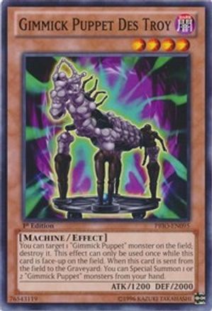 Gimmick Puppet Des Troy (PRIO-EN095) - Primal Origin 1st Edition - Premium Yugioh Single from Konami - Just $0.25! Shop now at Game Crave Tournament Store