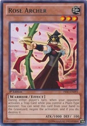Rose Archer (PRIO-EN093) - Primal Origin Unlimited - Premium Yugioh Single from Konami - Just $0.08! Shop now at Game Crave Tournament Store