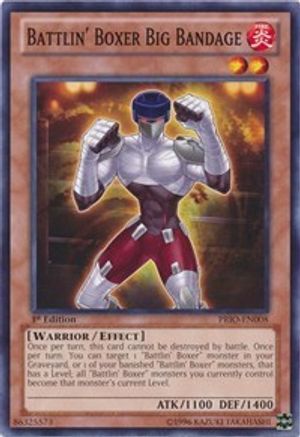 Battlin' Boxer Big Bandage (PRIO-EN008) - Primal Origin 1st Edition - Premium Yugioh Single from Konami - Just $0.25! Shop now at Game Crave Tournament Store