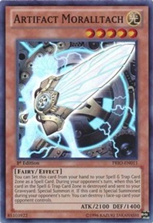 Artifact Moralltach (PRIO-EN011) - Primal Origin 1st Edition - Premium Yugioh Single from Konami - Just $3.82! Shop now at Game Crave Tournament Store