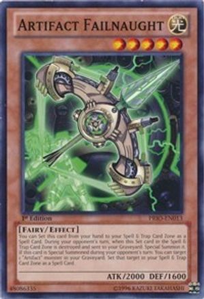 Artifact Failnaught (PRIO-EN013) - Primal Origin 1st Edition - Premium Yugioh Single from Konami - Just $0.25! Shop now at Game Crave Tournament Store