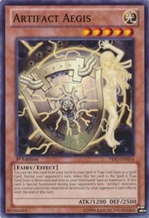 Artifact Aegis (PRIO-EN014) - Primal Origin 1st Edition - Premium Yugioh Single from Konami - Just $0.25! Shop now at Game Crave Tournament Store