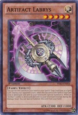 Artifact Labrys (PRIO-EN016) - Primal Origin Unlimited - Premium Yugioh Single from Konami - Just $0.25! Shop now at Game Crave Tournament Store