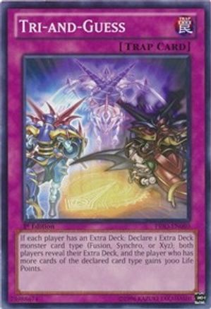 Tri-and-Guess (PRIO-EN080) - Primal Origin 1st Edition - Premium Yugioh Single from Konami - Just $0.64! Shop now at Game Crave Tournament Store