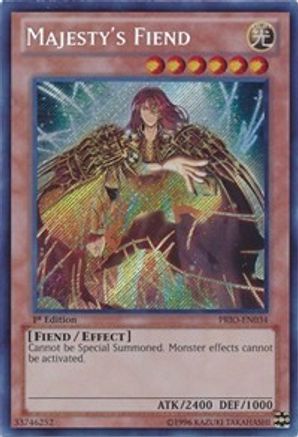 Majesty's Fiend (PRIO-EN034) - Primal Origin Unlimited - Premium Yugioh Single from Konami - Just $5.89! Shop now at Game Crave Tournament Store