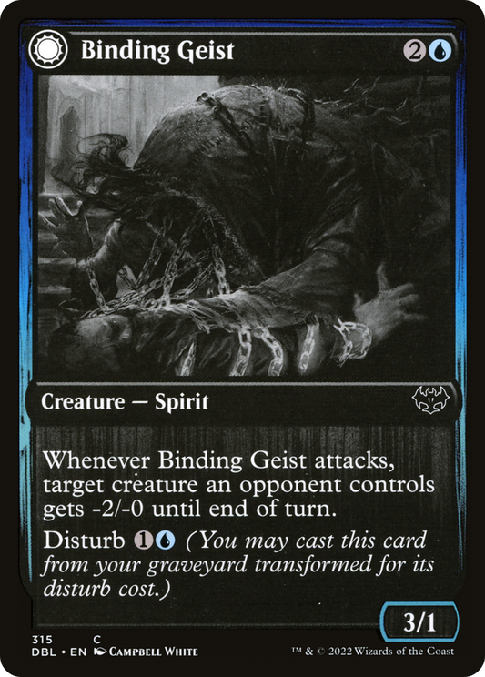 Binding Geist // Spectral Binding (DBL-315) - Innistrad: Double Feature: (Double Faced Transform) - Premium MTG Single from Wizards of the Coast - Just $0.08! Shop now at Game Crave Tournament Store