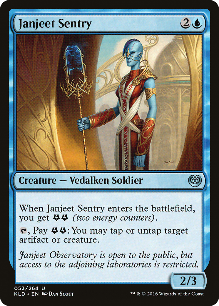 Janjeet Sentry (KLD-053) - Kaladesh Foil - Premium MTG Single from Wizards of the Coast - Just $0.08! Shop now at Game Crave Tournament Store