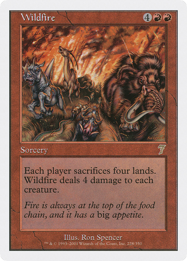 Wildfire (7ED-228) - Seventh Edition - Premium MTG Single from Wizards of the Coast - Just $0.34! Shop now at Game Crave Tournament Store