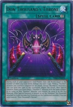 Don Thousand's Throne (PRIO-EN059) - Primal Origin 1st Edition - Premium Yugioh Single from Konami - Just $0.08! Shop now at Game Crave Tournament Store