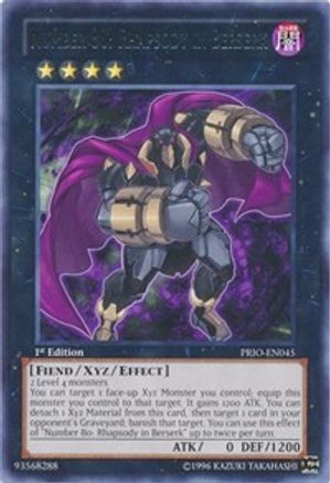 Number 80: Rhapsody in Berserk (PRIO-EN045) - Primal Origin 1st Edition - Premium Yugioh Single from Konami - Just $1.70! Shop now at Game Crave Tournament Store
