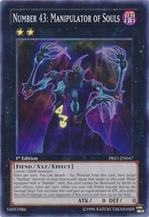 Number 43: Manipulator of Souls (PRIO-EN047) - Primal Origin Unlimited - Premium Yugioh Single from Konami - Just $0.26! Shop now at Game Crave Tournament Store