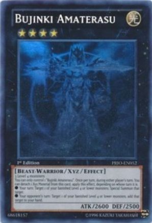 Bujinki Amaterasu (Ghost Rare) (PRIO-EN052) - Primal Origin 1st Edition - Premium Yugioh Single from Konami - Just $28.58! Shop now at Game Crave Tournament Store