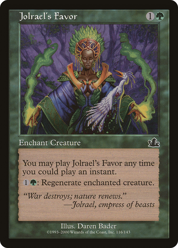 Jolrael's Favor (PCY-116) - Prophecy - Premium MTG Single from Wizards of the Coast - Just $0.25! Shop now at Game Crave Tournament Store