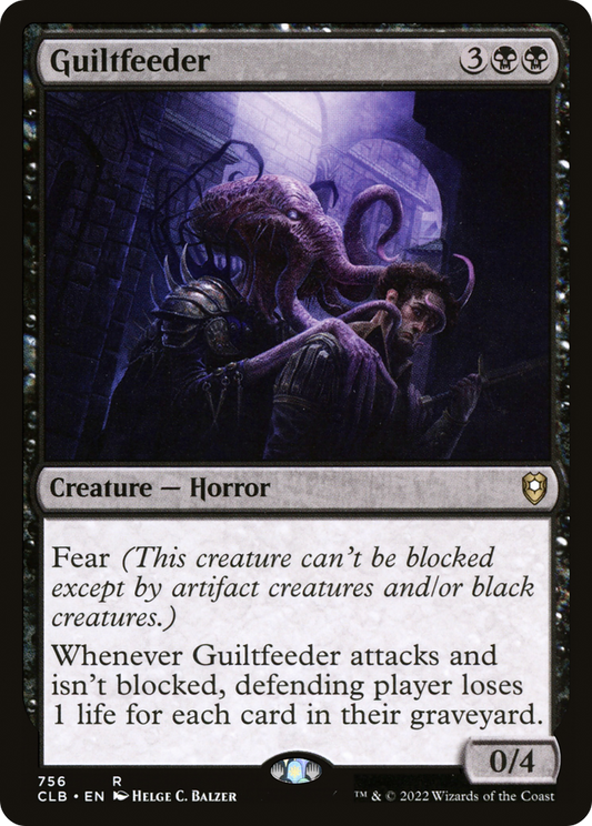 Guiltfeeder (CLB-756) - Commander Legends: Battle for Baldur's Gate - Premium MTG Single from Wizards of the Coast - Just $0.80! Shop now at Game Crave Tournament Store