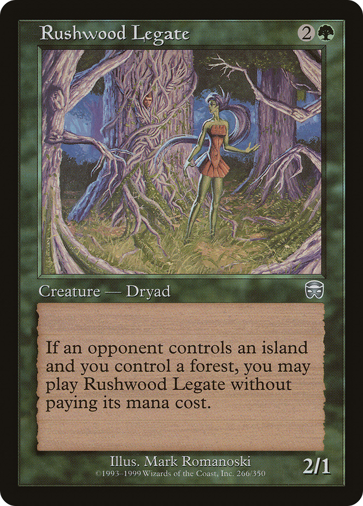 Rushwood Legate (MMQ-266) - Mercadian Masques - Premium MTG Single from Wizards of the Coast - Just $0.25! Shop now at Game Crave Tournament Store