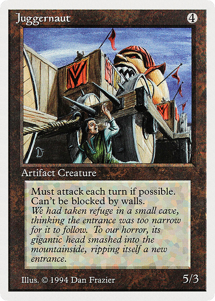 Juggernaut (SUM-259) - Summer Magic / Edgar - Premium MTG Single from Wizards of the Coast - Just $0.25! Shop now at Game Crave Tournament Store