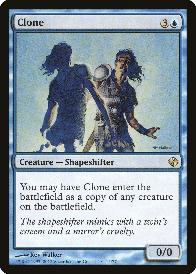 Clone (DDI-014) - Duel Decks: Venser vs. Koth - Premium MTG Single from Wizards of the Coast - Just $0.28! Shop now at Game Crave Tournament Store