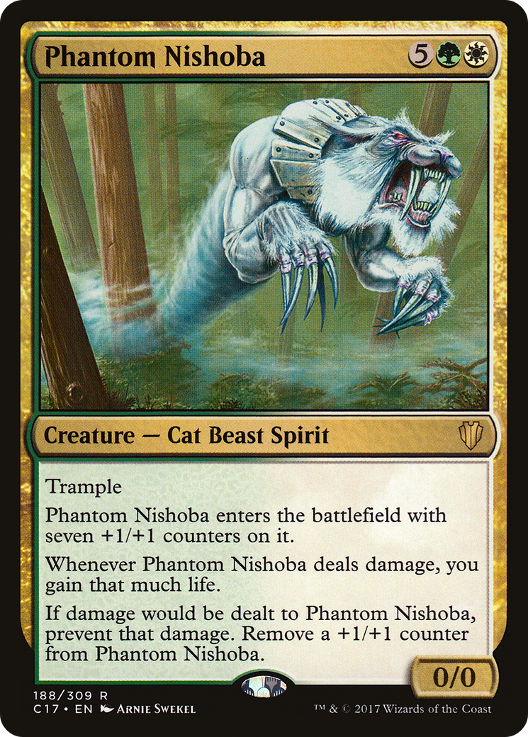 Phantom Nishoba (C17-188) - Commander 2017 - Premium MTG Single from Wizards of the Coast - Just $0.25! Shop now at Game Crave Tournament Store