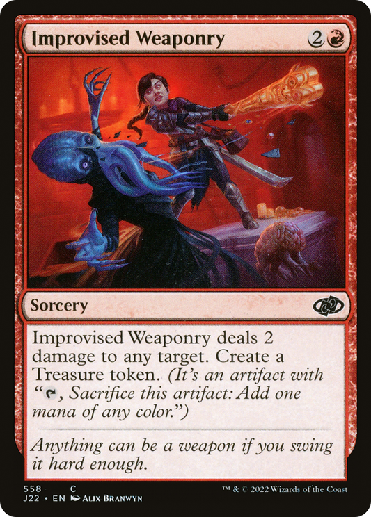 Improvised Weaponry (J22-558) - Jumpstart 2022 - Premium MTG Single from Wizards of the Coast - Just $0.08! Shop now at Game Crave Tournament Store