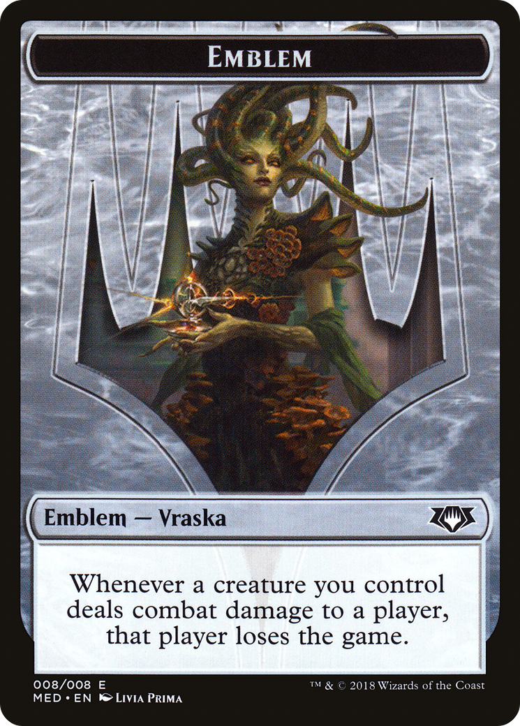 Vraska, Golgari Queen Emblem (TMED-0G8) - Mythic Edition Tokens - Premium MTG Single from Wizards of the Coast - Just $3.70! Shop now at Game Crave Tournament Store