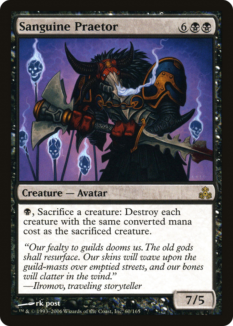 Sanguine Praetor (GPT-060) - Guildpact Foil - Premium MTG Single from Wizards of the Coast - Just $0.29! Shop now at Game Crave Tournament Store