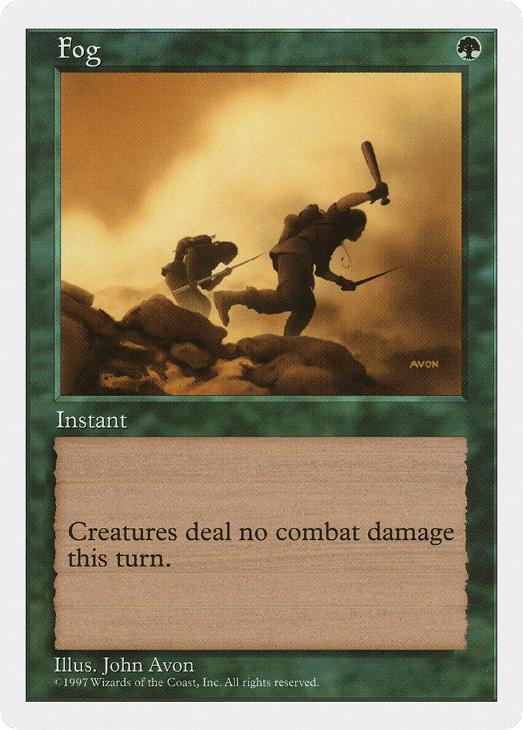 Fog (5ED-293) - Fifth Edition - Premium MTG Single from Wizards of the Coast - Just $0.08! Shop now at Game Crave Tournament Store