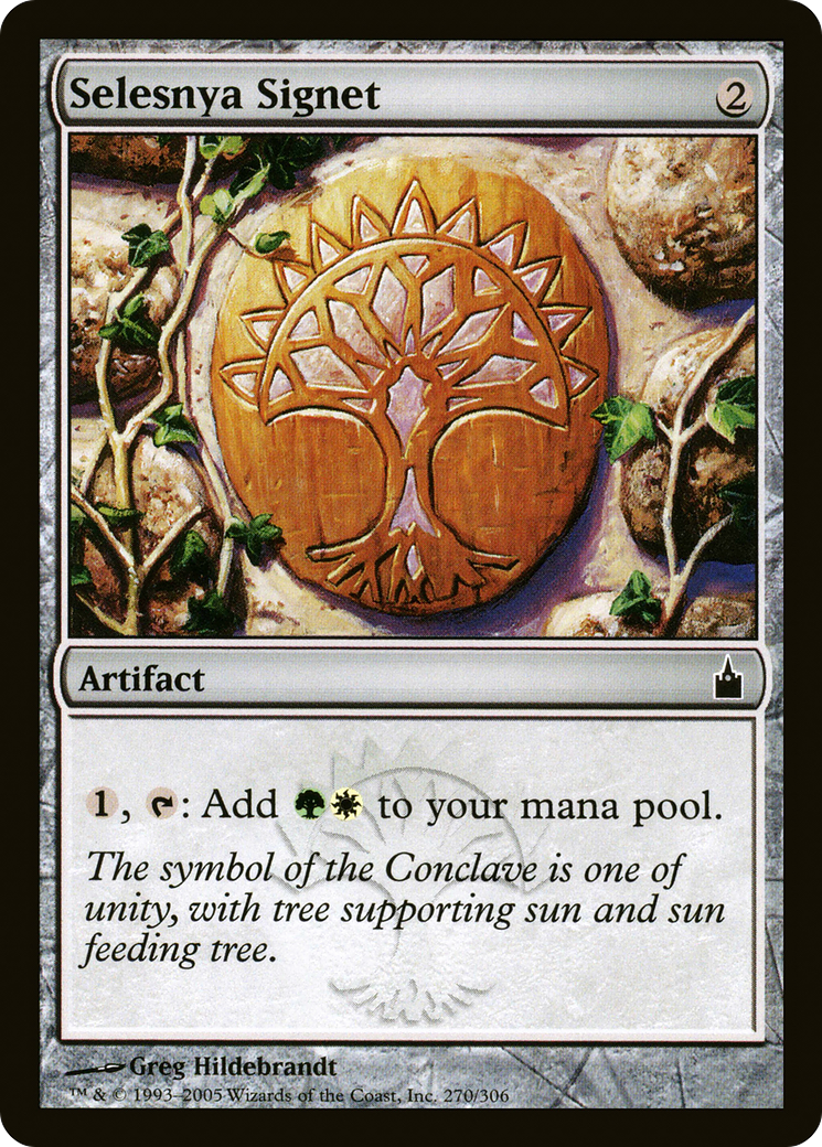 Selesnya Signet (RAV-270) - Ravnica: City of Guilds - Premium MTG Single from Wizards of the Coast - Just $0.27! Shop now at Game Crave Tournament Store