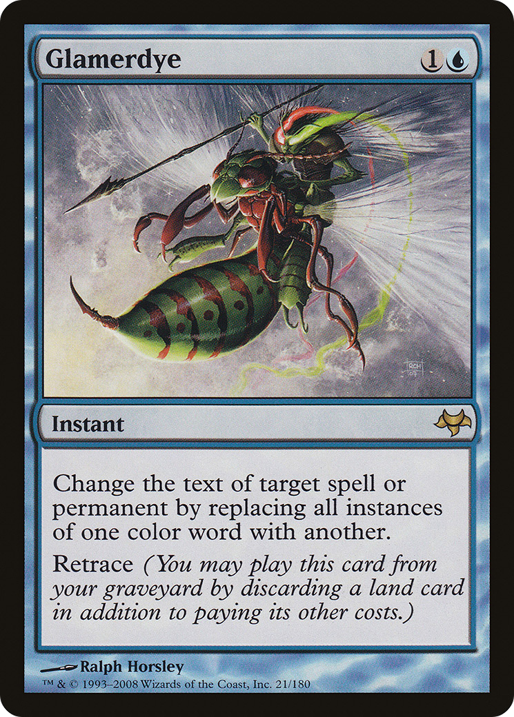 Glamerdye (EVE-021) - Eventide Foil - Premium MTG Single from Wizards of the Coast - Just $1.82! Shop now at Game Crave Tournament Store