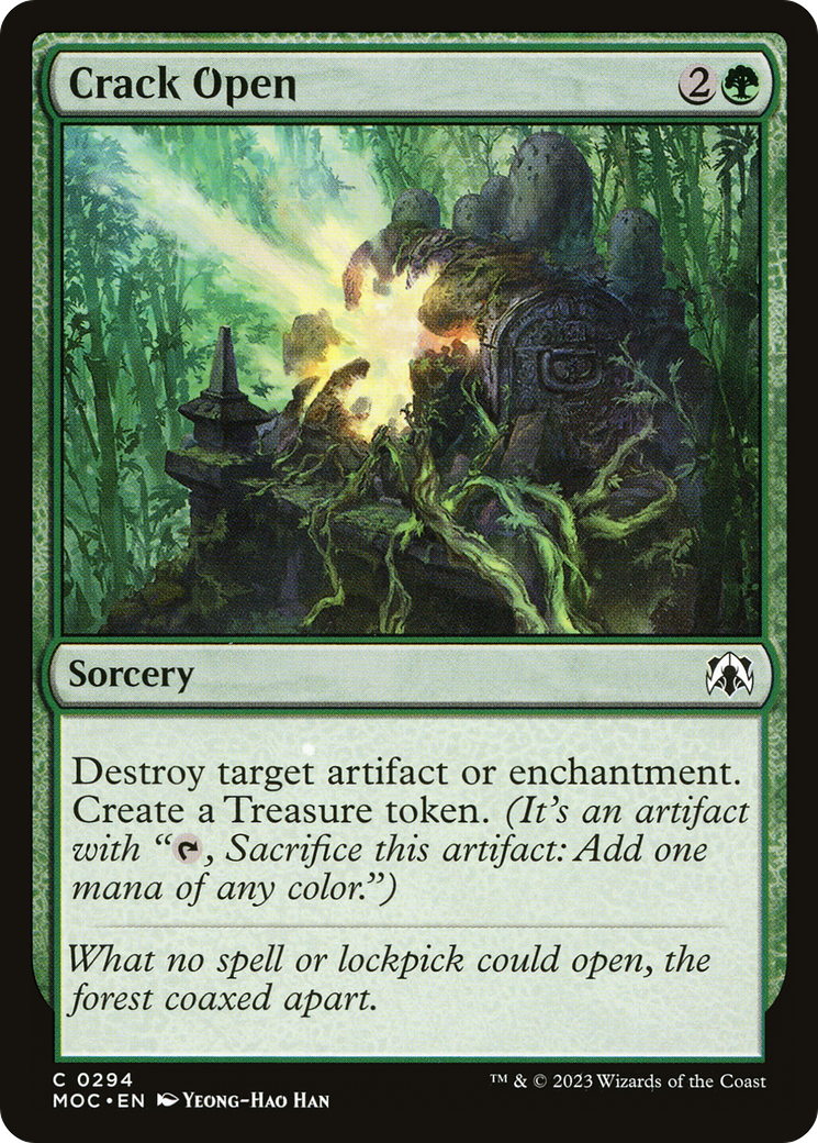 Crack Open (MOC-294) - March of the Machine Commander - Premium MTG Single from Wizards of the Coast - Just $0.08! Shop now at Game Crave Tournament Store