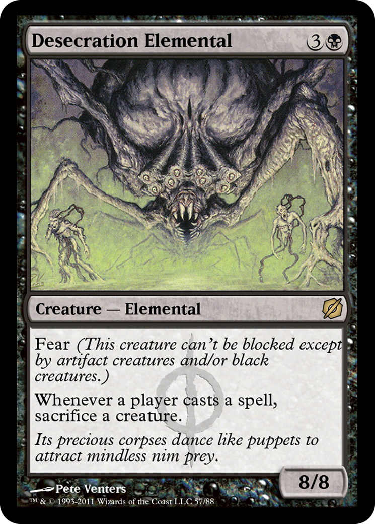 Desecration Elemental (TD2-057) - Duel Decks: Mirrodin Pure vs. New Phyrexia - Premium MTG Single from Wizards of the Coast - Just $0! Shop now at Game Crave Tournament Store