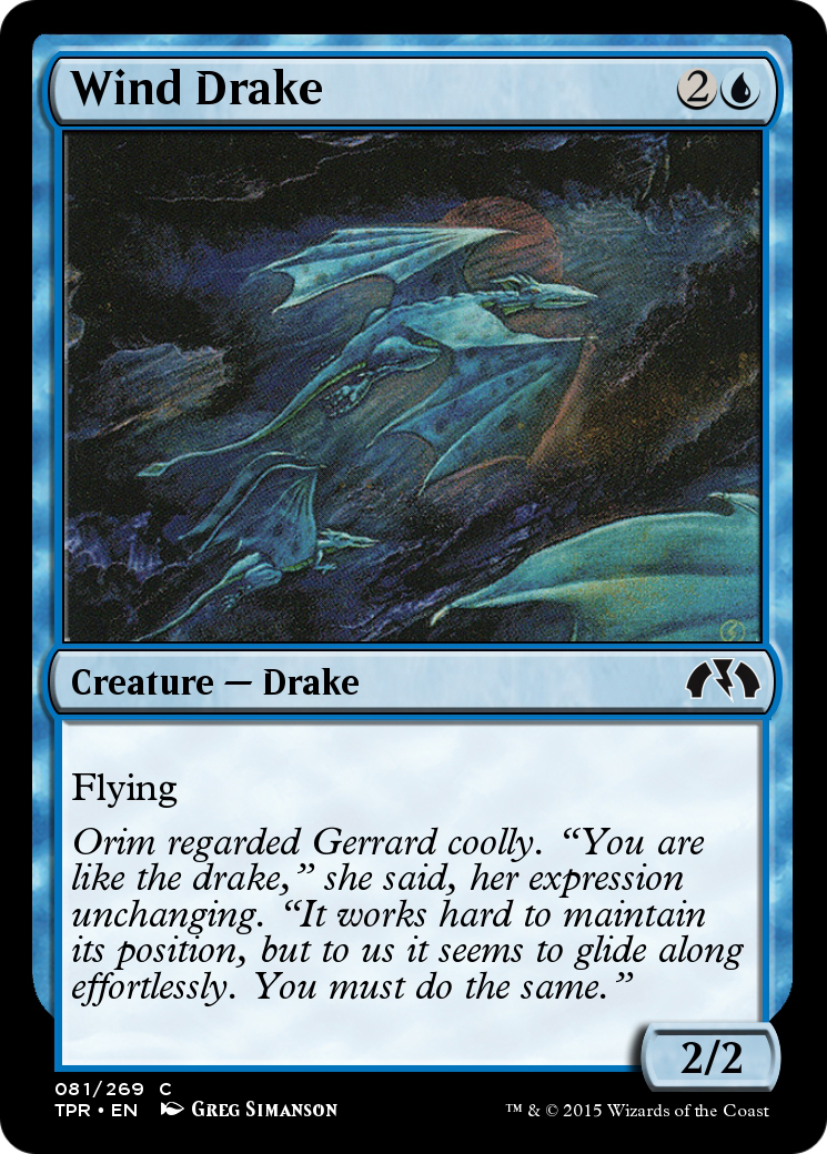 Wind Drake (TPR-081) - Tempest Remastered - Premium MTG Single from Wizards of the Coast - Just $0! Shop now at Game Crave Tournament Store