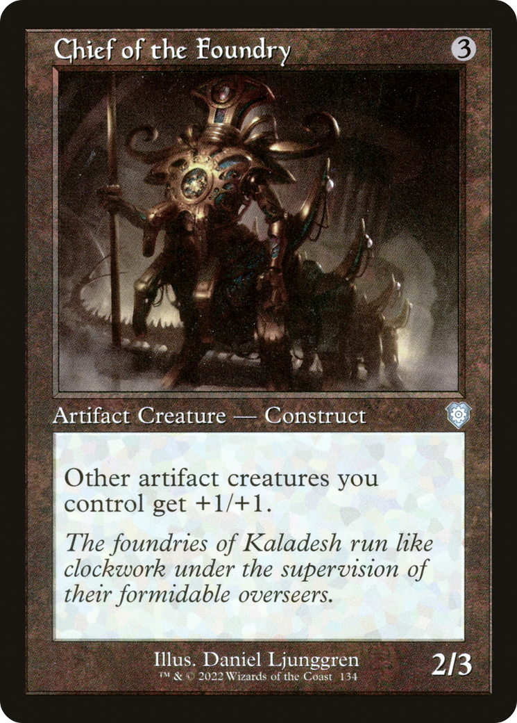 Chief of the Foundry (BRC-134) - The Brothers' War Commander - Premium MTG Single from Wizards of the Coast - Just $0.08! Shop now at Game Crave Tournament Store