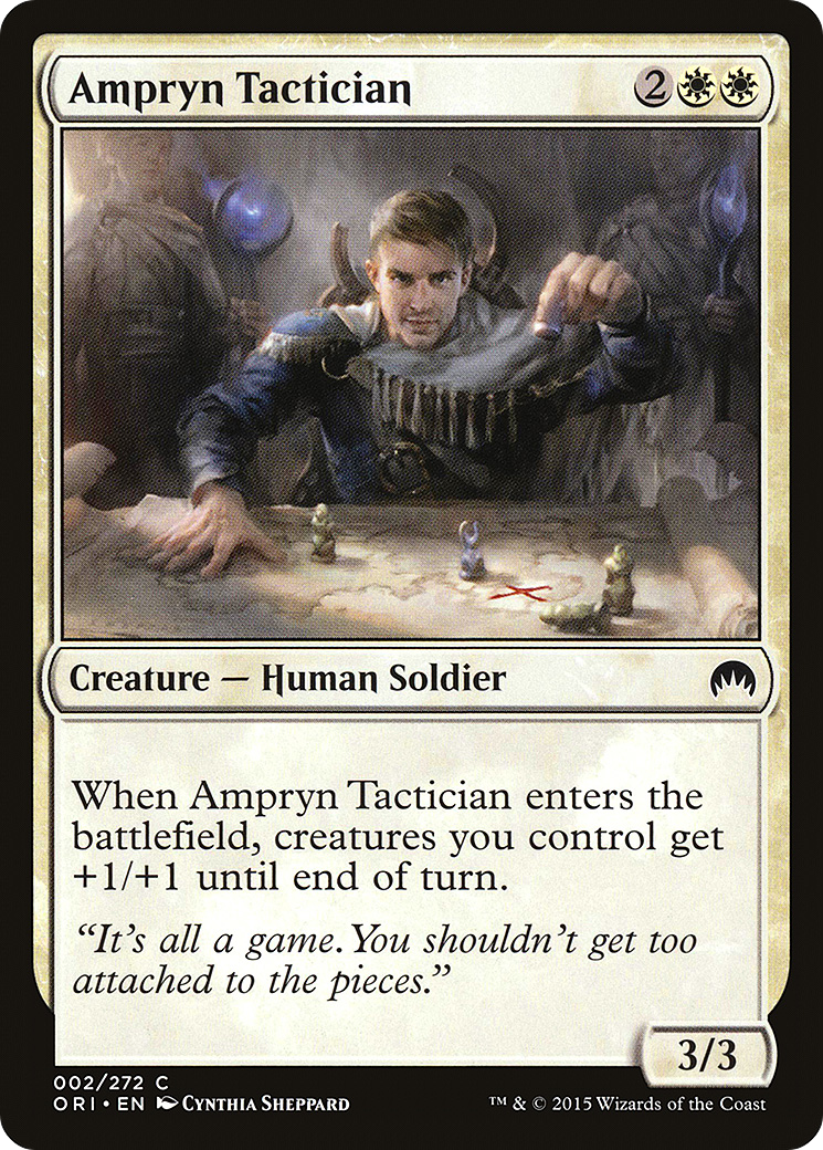 Ampryn Tactician (ORI-002) - Magic Origins Foil - Premium MTG Single from Wizards of the Coast - Just $0.08! Shop now at Game Crave Tournament Store