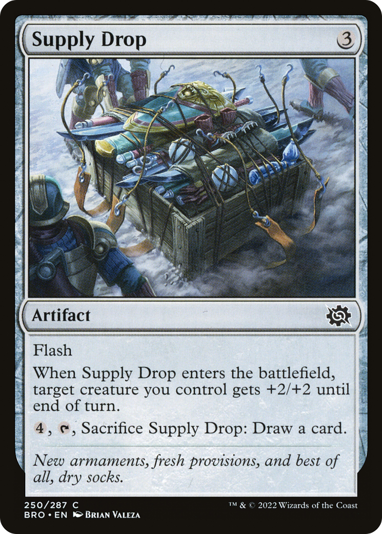 Supply Drop (BRO-250) - The Brothers' War - Premium MTG Single from Wizards of the Coast - Just $0.08! Shop now at Game Crave Tournament Store