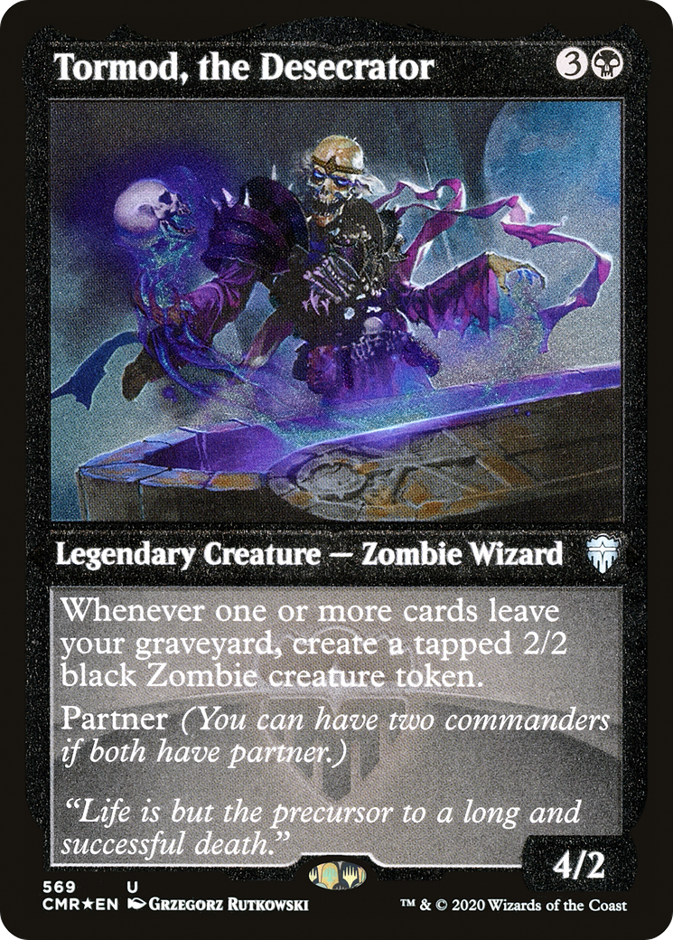 Tormod, the Desecrator (CMR-569) - Commander Legends Etched Foil - Premium MTG Single from Wizards of the Coast - Just $1.39! Shop now at Game Crave Tournament Store
