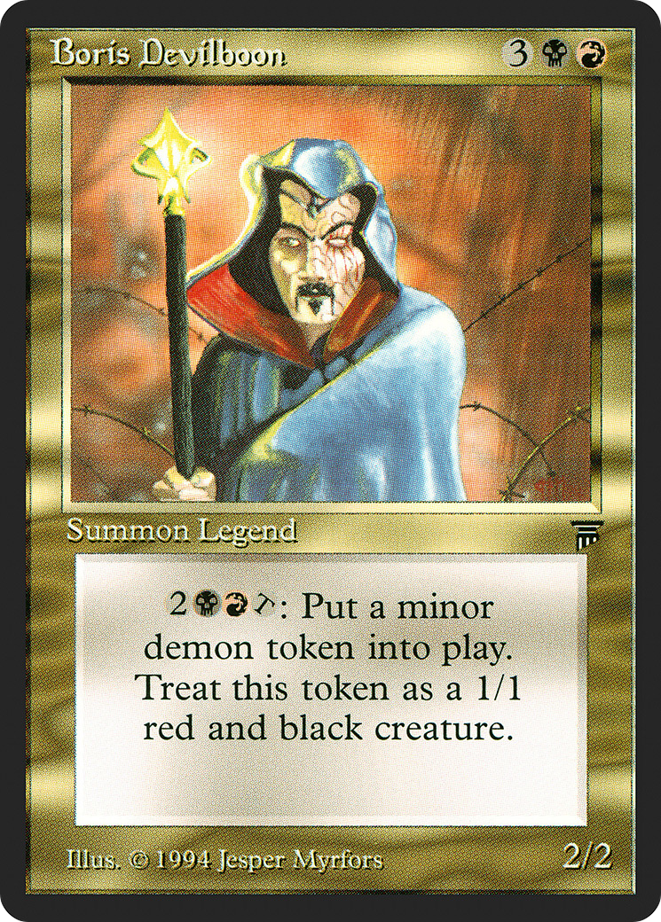 Boris Devilboon (LEG-223) - Legends - Premium MTG Single from Wizards of the Coast - Just $6.20! Shop now at Game Crave Tournament Store