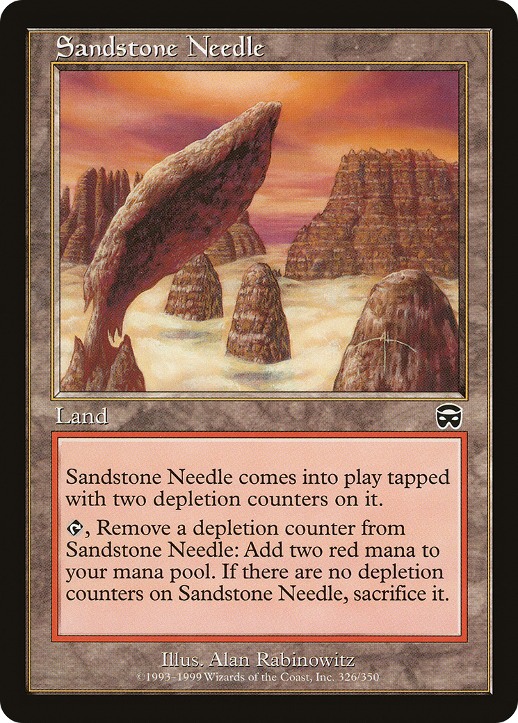 Sandstone Needle (MMQ-326) - Mercadian Masques Foil - Premium MTG Single from Wizards of the Coast - Just $4.72! Shop now at Game Crave Tournament Store